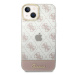 Guess GUHCP14MHG4MHP hard silikonové pouzdro iPhone 14 PLUS 6.7" pink 4G Pattern Script