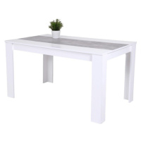 Jídelní stůl LILO bílá/beton
