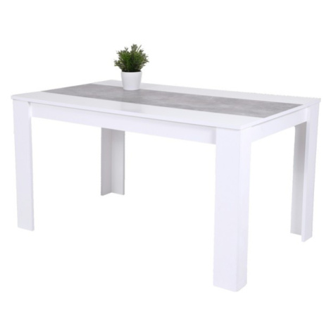 Bílé jídelní stoly