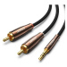 UGREEN AV170 Kabel 2x RCA (Cinch) jack 3,5 mm, 2 m (černý)