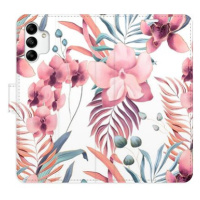 iSaprio flip pouzdro Pink Flowers 02 pro Samsung Galaxy A04s