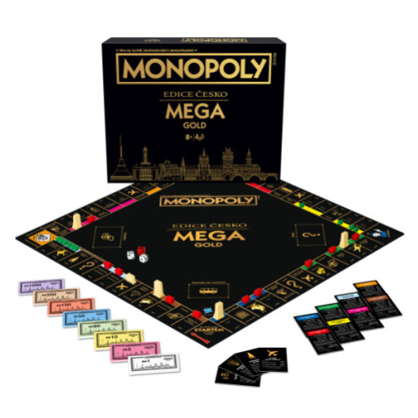 MONOPOLY Mega Gold Česká Republika - 83WM-02108-CZE-6 Sparkys