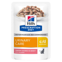 Hill's Prescription Diet c/d Multicare  Urinary Care krmivo pro kočky, losos - kapsičky 12 x 85 