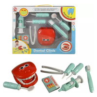 Zubní ordinace dětský lékařský set s chrupem a nástroji plast