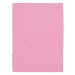 B.E.S. PETROVICE Prostěradlo Jersey česaná bavlna MAKO 160 × 200 cm, růžové
