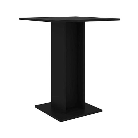 Bistro stolek černý 60 × 60 × 75 cm dřevotříska SHUMEE