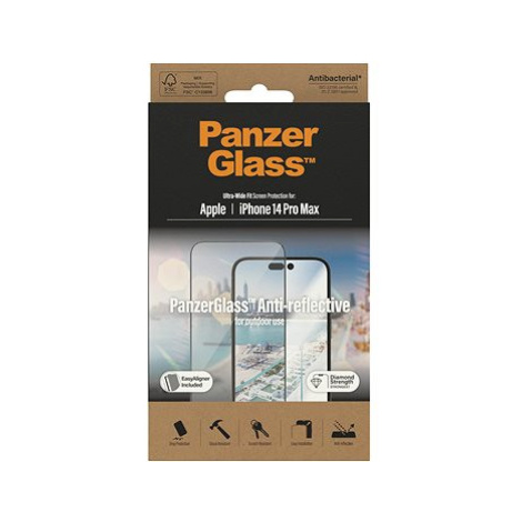 PanzerGlass Apple iPhone 14 Pro Max s Anti-reflexní vrstvou a instalačním rámečkem