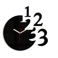 ModernClock Nástěnné hodiny Numero černé