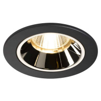 SLV BIG WHITE NUMINOS DL S vnitřní LED zápustné stropní svítidlo černá/chrom 3000 K 20° včetně l