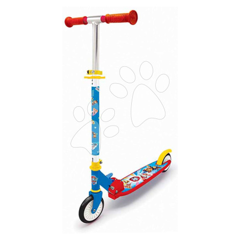 Koloběžka dvoukolová Paw Patrol 3 Wheels Foldable Scooter Smoby skládací s brzdou výškově nastav