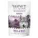 Výhodné balení Wolf of Wilderness Snack - Wild Bites 3 x 180 g - Wild Hills - kachní