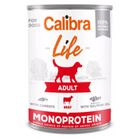 CALIBRA Life konzerva Adult Beef with carrots pro psy 400 g