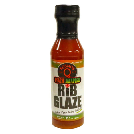 BBQ grilovací omáčka Peach Jalapeno Rib Glaze 439g