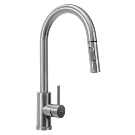 REA-B9146 - Dřezová baterie s vytahovací sprškou FRESH 39,5 cm nikl REA-B9146