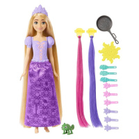 Mattel disney princess panenka locika s pohádkovými vlasy, hlw18