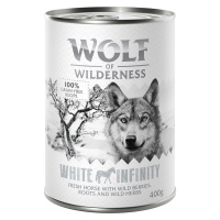 Wolf of Wilderness Adult 6 x 400 g - NOVÉ: White Infinity - koňské