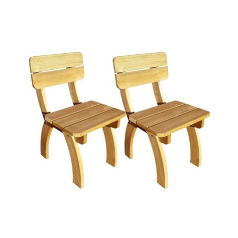 Zahradní židle 2 ks impregnované borové dřevo 273755 SHUMEE