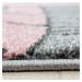 Ayyildiz koberce Dětský kusový koberec Kids 580 pink kruh - 120x120 (průměr) kruh cm