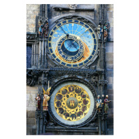 Fotografie Astronomic clock in Prague, narcisa, (26.7 x 40 cm)