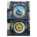 Umělecká fotografie Astronomic clock in Prague, narcisa, (26.7 x 40 cm)