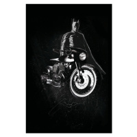 Umělecký tisk Batman - Batcycle, 26.7 × 40 cm