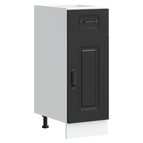 vidaXL Kuchyňská spodní skříňka "Kalmar" černý kompozitní