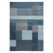 Flair Rugs koberce Kusový koberec Hand Carved Cosmos Denim Blue - 80x150 cm