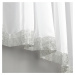 Dekorační krátká záclona se zirkony s řasící páskou RACHEL bílá 400x120 cm MyBestHome