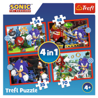 Trefl Puzzle 4v1 - Sonicova dobrodružství / SEGA Sonic The Hedgehog
