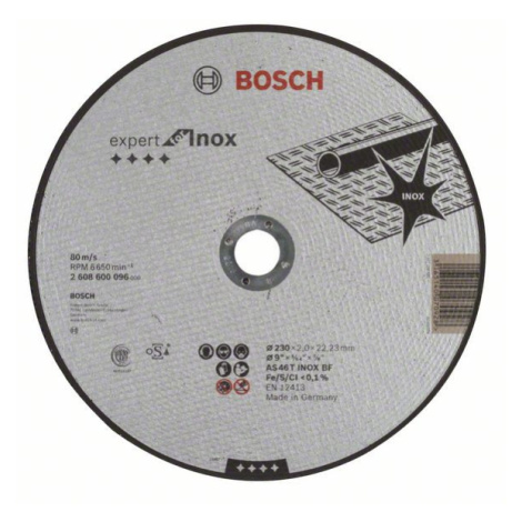 Řezný kotouč na kov Bosch expert for Inox ø 230x2x22,23 mm