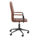 Dkton Designová kancelářská židle Narina brandy