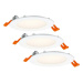 OSRAM LEDVANCE zapuštěné svítidlo Downlight Slim Set 3 x 120mm 3000K 4058075629400