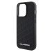 Karl Lagerfeld PU Quilted Pattern kryt iPhone 15 Pro černý
