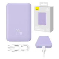 Baseus Magnetic Mini 10000mAh 20W MagSafe powerbank (fialová)