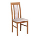 Jídelní židle NILO 2 Tkanina 5B Kaštan