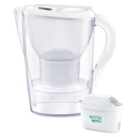 BRITA Marella Cool Memo, 3x filtr MX PRO, Filtrační konvice, bílá 2.4 l