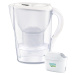 BRITA Marella Cool Memo, 3x filtr MX PRO, Filtrační konvice, bílá 2.4 l