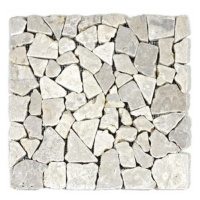 Divero Garth 1657 Mramorová mozaika - krémová 1 m2 - 30x30x1 cm