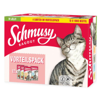 Schmusy ragú v želé ve výhodném balení 48 × 100 g