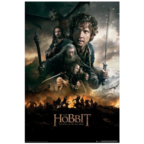 Plakát 61x91,5cm - The Hobbit - The Battle of the Five Armies