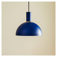 Argon Závěsné světlo Selma, jeden zdroj, modré Ø 28 cm