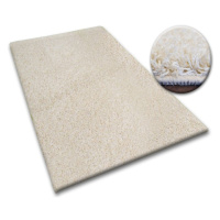 Dywany Lusczow Kusový koberec SHAGGY Izebelie 5cm krémový