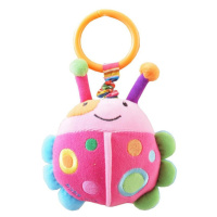 BABY MIX - Dětská plyšová hračka s vibrací beruška