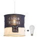 Globo LED Lustr na lanku 1xE27/10W/230V