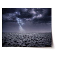 Plakát Bouře nad mořem - 90x60 cm