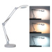 Brilagi Brilagi - LED Stmívatelná stolní lampa s lupou LED/12W/5V 3000/4200/6000K bílá