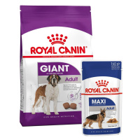 ROYAL CANIN Giant Adult 15 kg + Maxi Adult 10× 140 g