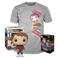 Funko Pop! & Tee Box Back to the Future Marty S Exclusive Šedá