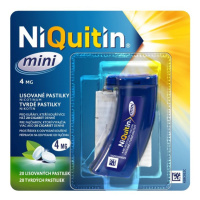 NIQUITIN Mini pastilky rozpustné v ústech 4 mg 20 kusů