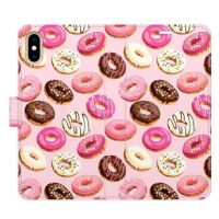 iSaprio flip pouzdro Donuts Pattern 03 pro iPhone X/XS